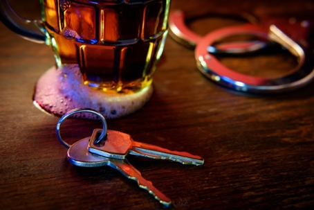 beer and car keys